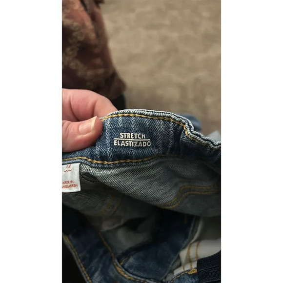 Cat & Jack Kids' Straight Fit Stretch Jeans Blue Size M Unisex - Picture 5 of 5